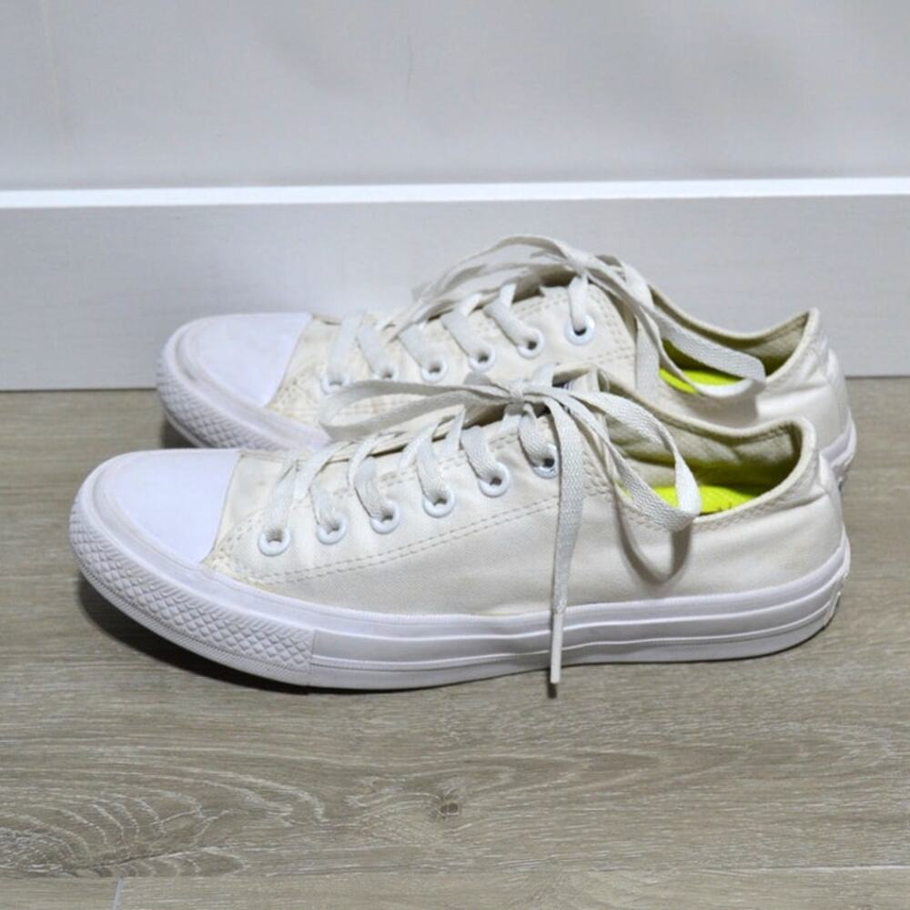 Converse All Star Chuck Taylor Unisex White Sneakers Men's 6.5 Woman's 8.5 - Picture 3 of 9